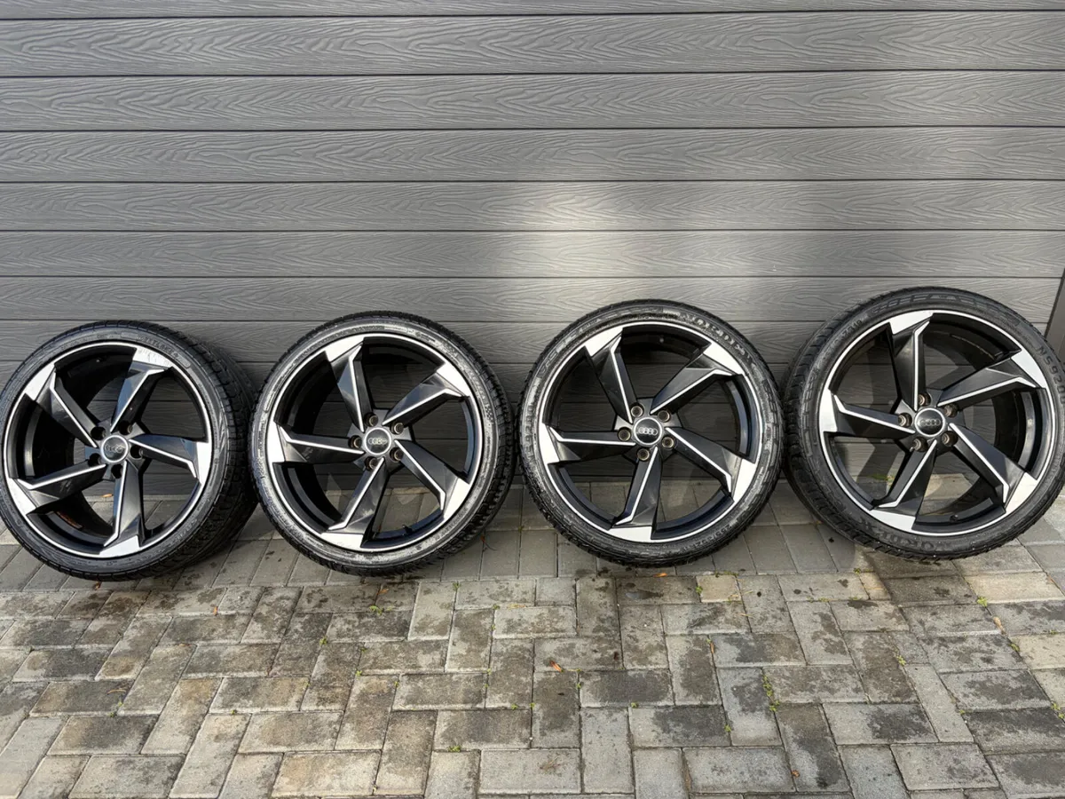 19” AUDI TTRS TWISTS ALLOY WHEELS & TYRES - Image 2