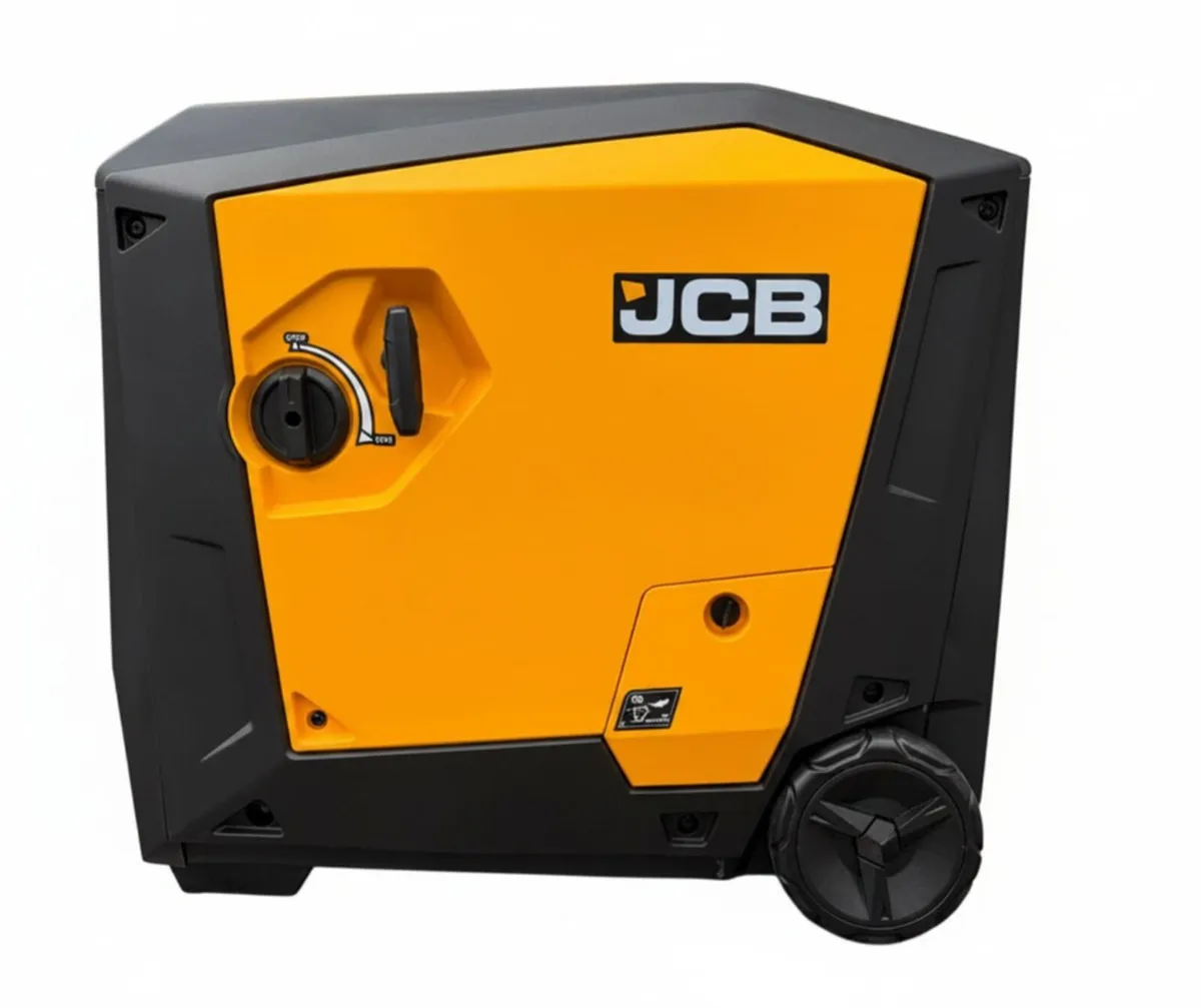 BRAND NEW JCB 7600W PETROL INVERTER GENERATOR - Image 3