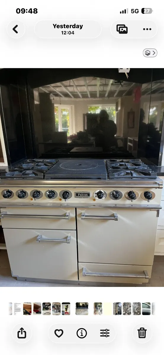 fridge freezer and falcon cooker - Image 2