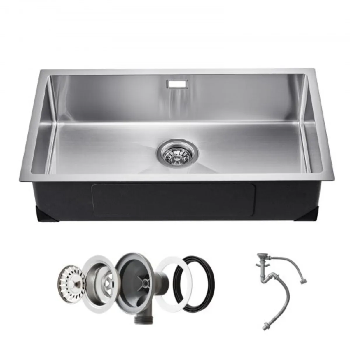 70cm Kitchen Sink Workstation, 304 Stainless Steel - Image 1
