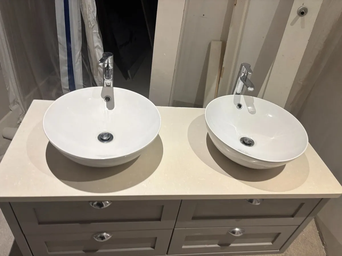 bathroom vanity, double - Image 2