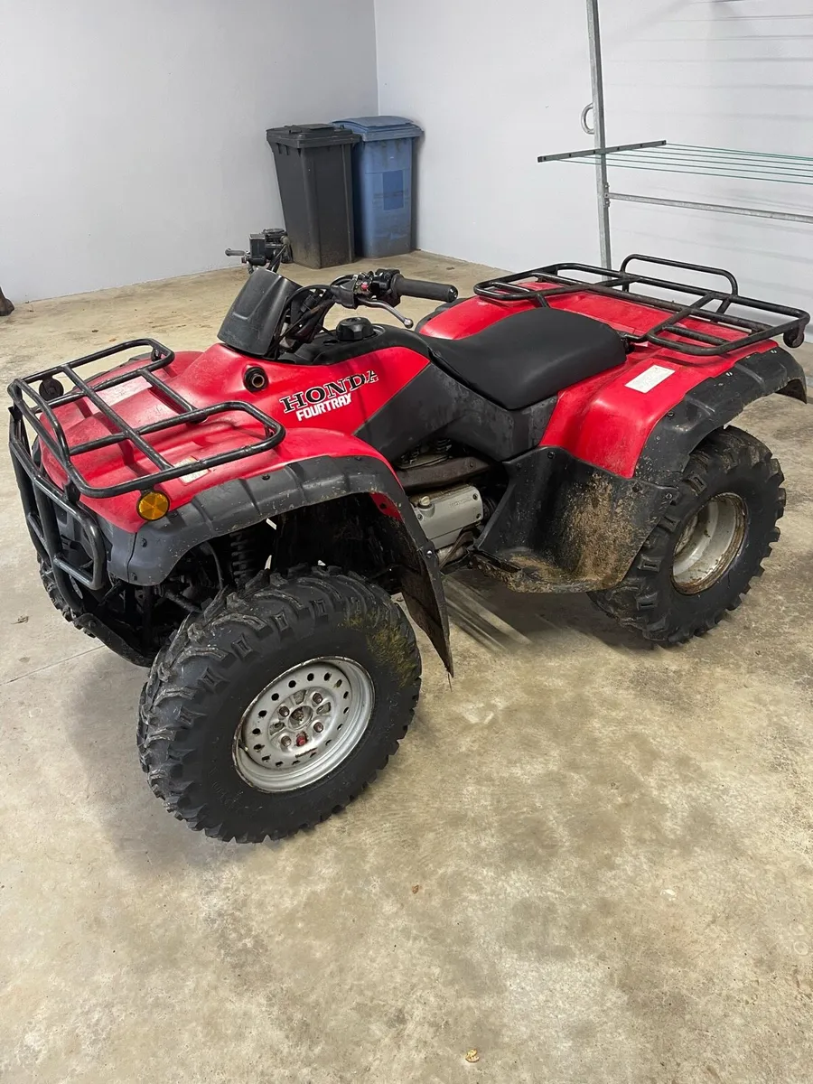 honda fourtrax trx 350 4wd farm quad - Image 1