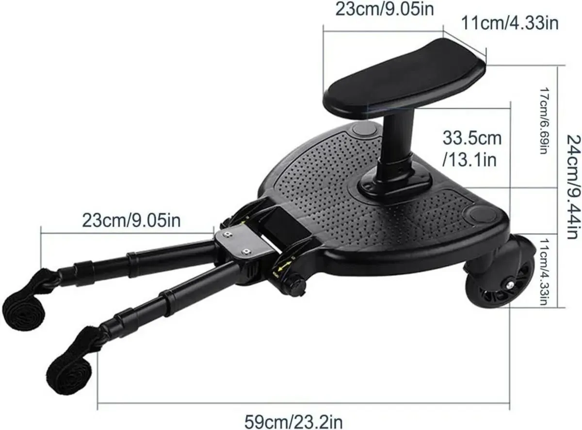 Stroller Universal Pushchair Board with Seat - Image 1
