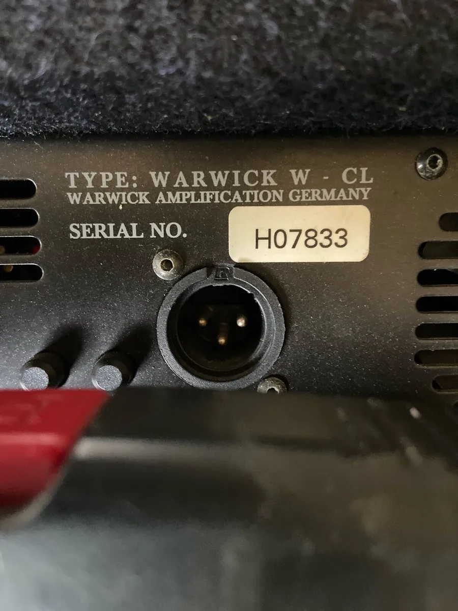 Warwick. W. CL.  Amp - Image 2