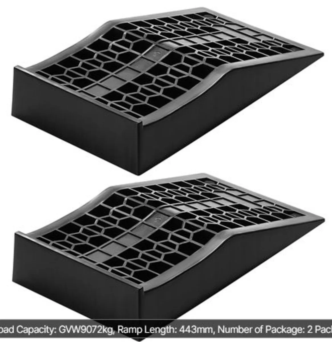 Car Ramps, 2 PCS 9072 kg GVW Capacity, 66 mm Lift - Image 1