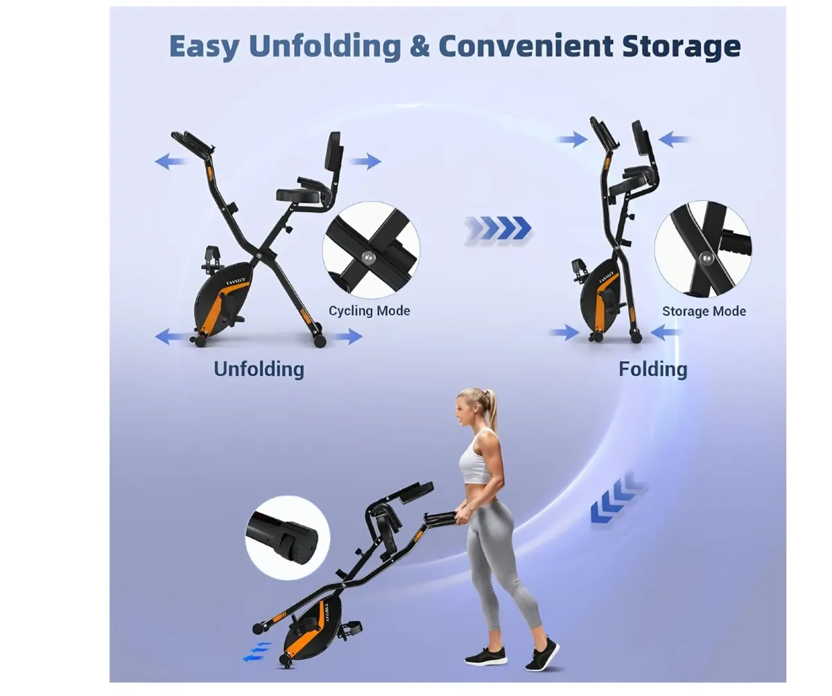 Fold Up Exercise Bike - Image 3