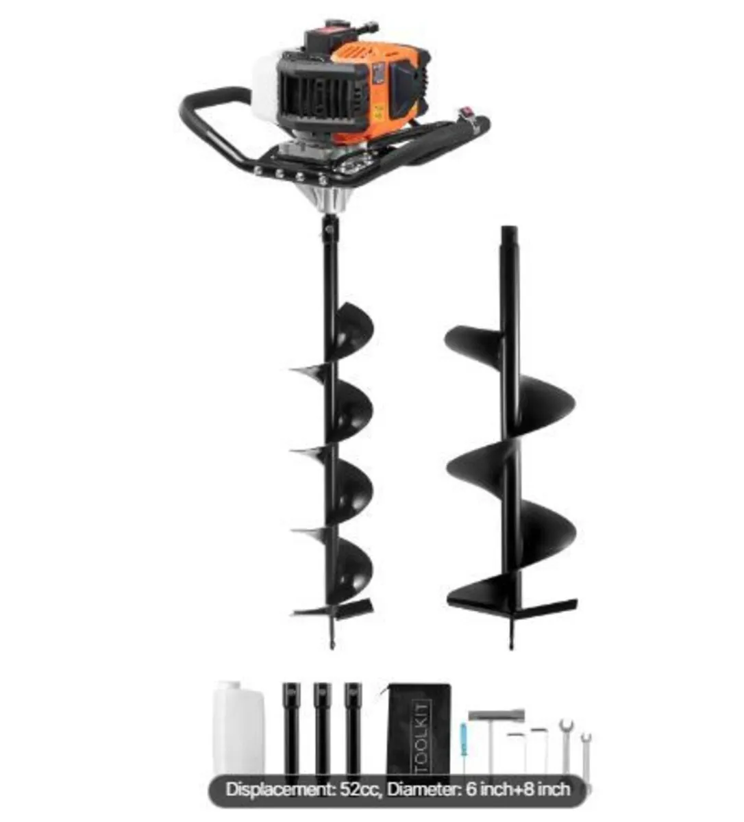 Post Hole Digger Gas Powered, 52CC 1450W - Image 3