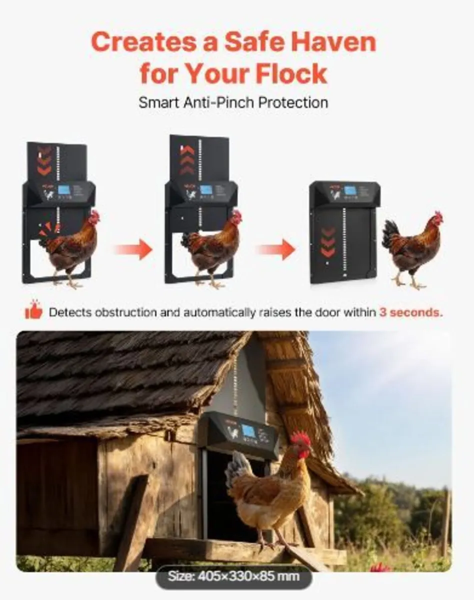 Automatic Chicken Coop Door, DC & Battery - Image 4