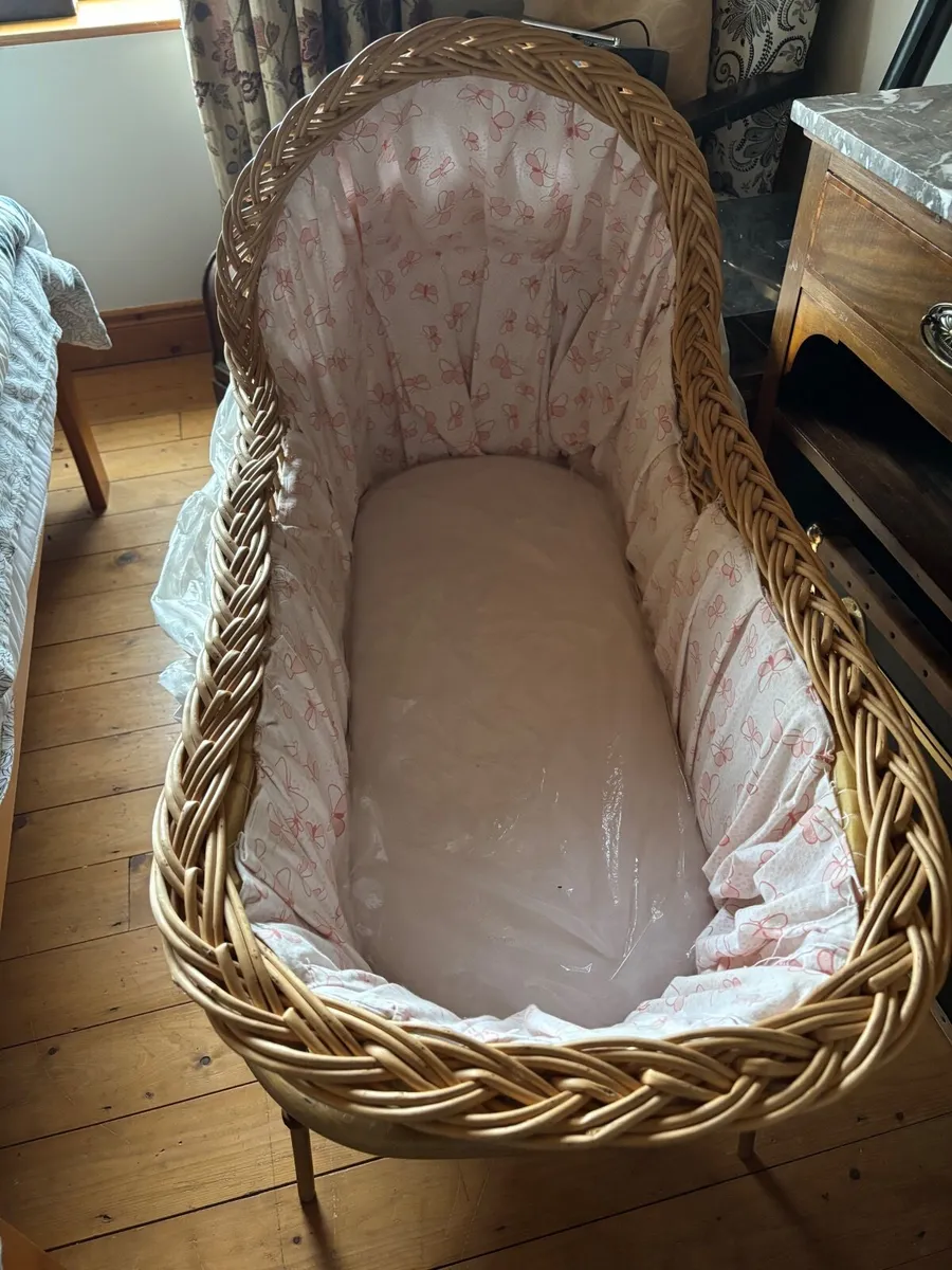 Moses Basket, Travel Cot, High Chair - Image 1