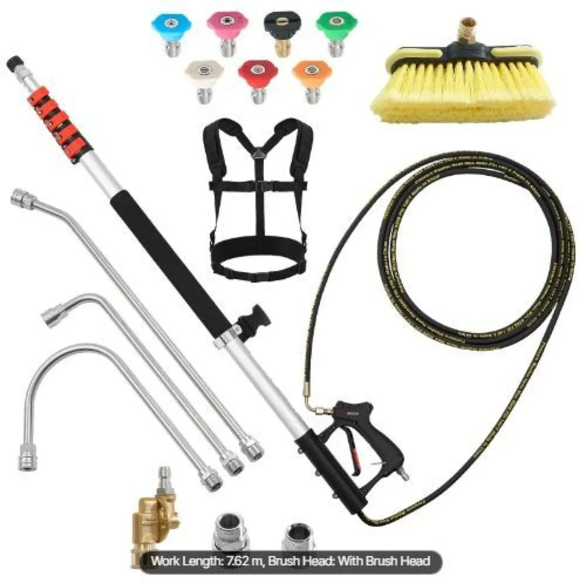 7.62 m Pressure Washer Telescoping Wand - Image 4