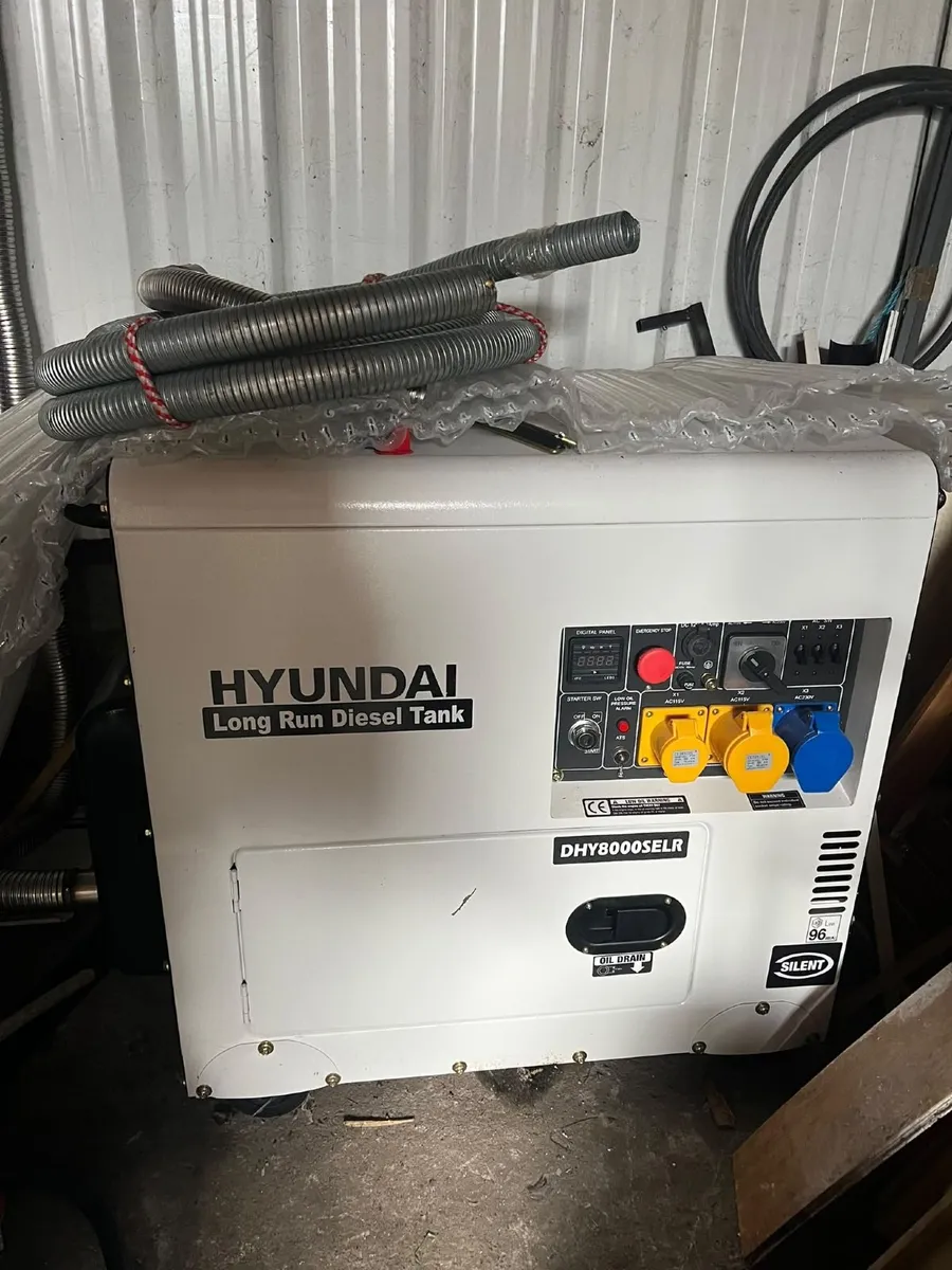 Hyundai 6kW/7.5kVA Long Run Diesel Generator - Image 3