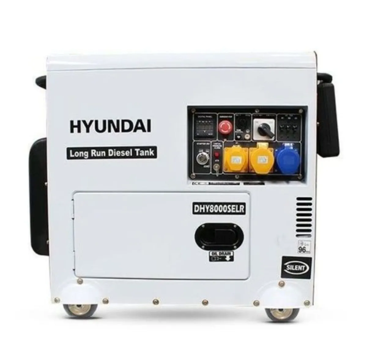 Hyundai 6kW/7.5kVA Long Run Diesel Generator - Image 1