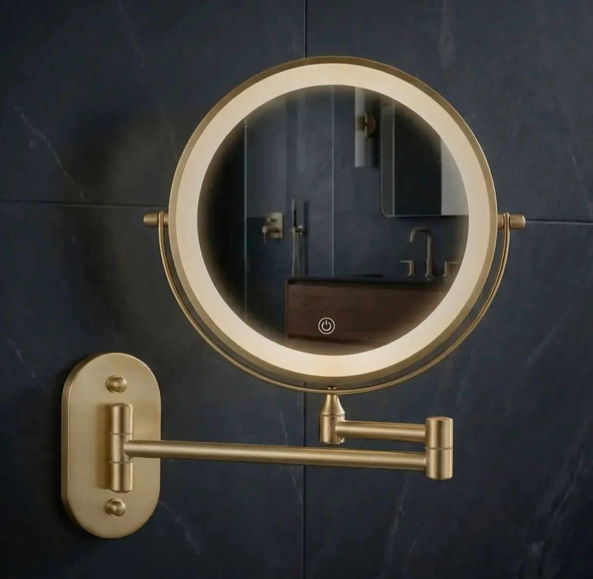 Makeup Cosmetic Vanity Mirror Bathroom Battery - Image 3