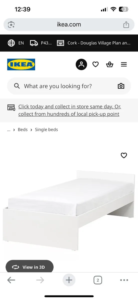 Single bed x 2 - Image 1