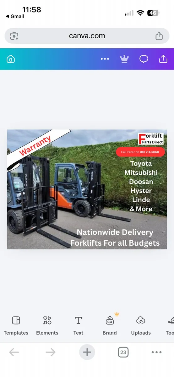 Range of forklifts 1.5 ton-14ton diesel & electric - Image 1