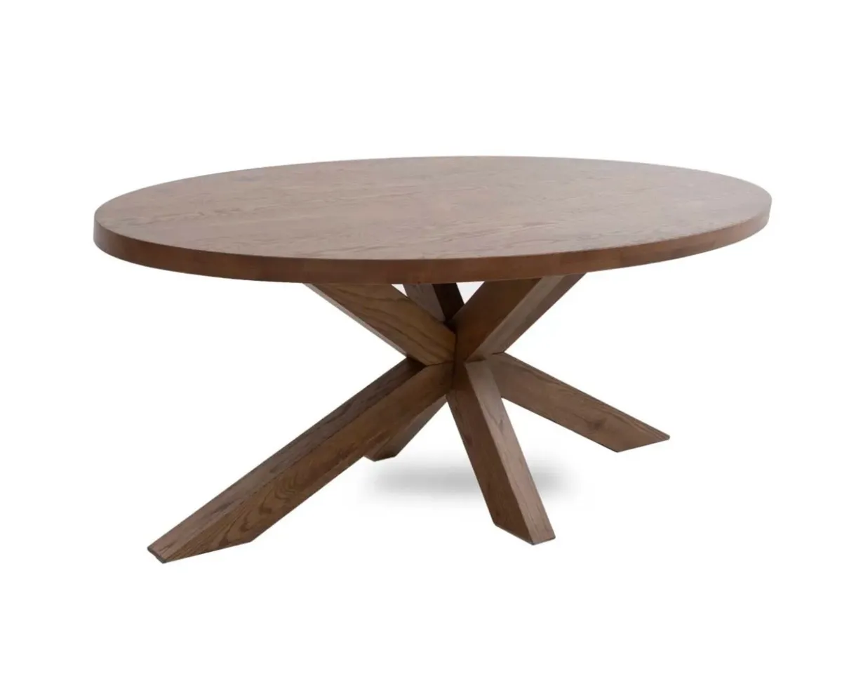 Scandinavian Oak Oval Dining Table Brand New - Image 1