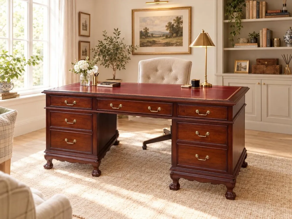 Chippendale Office Desk - Image 1