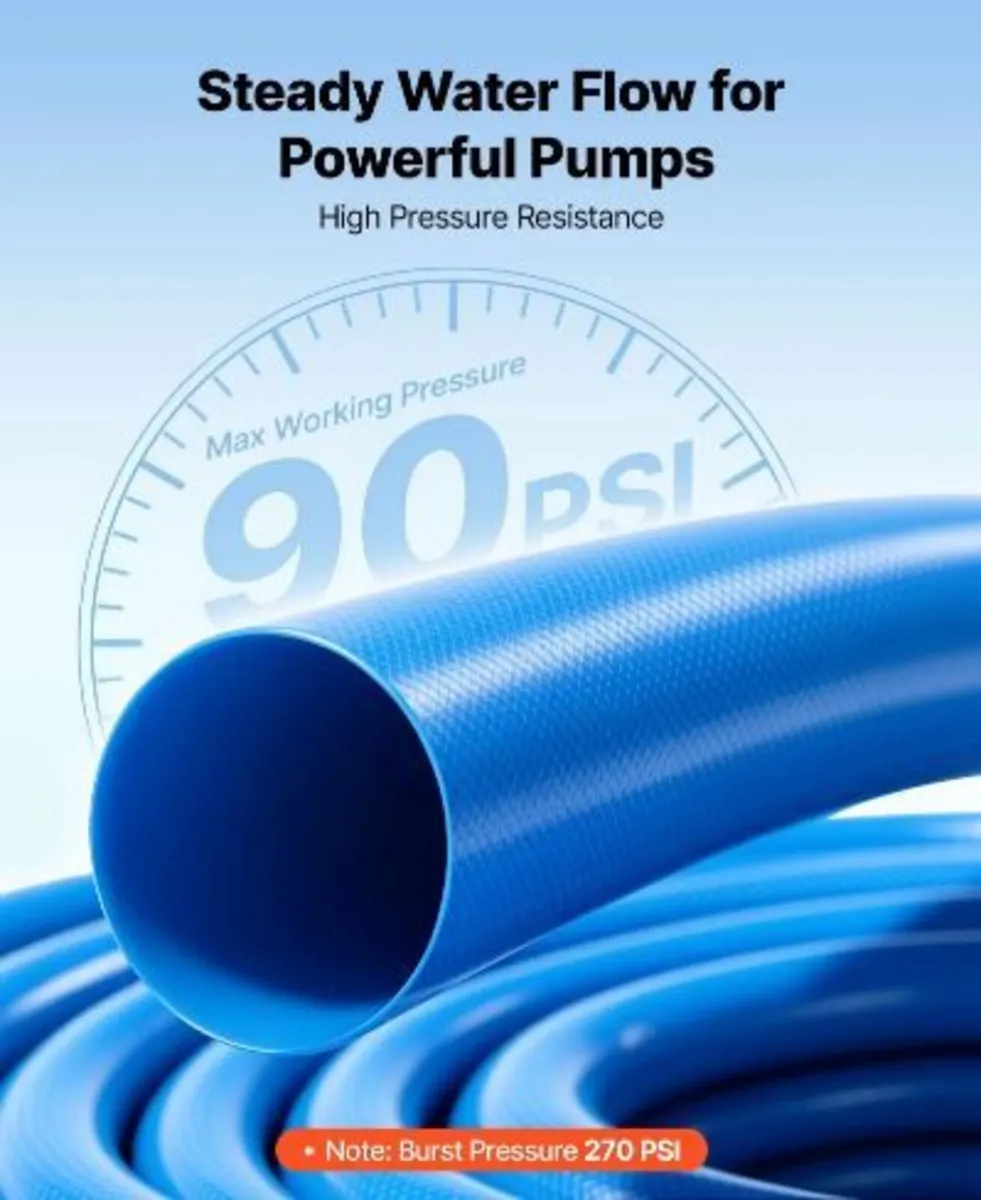 Discharge Hose 1-1/2" x 15.2 m PVC Lay - Image 4