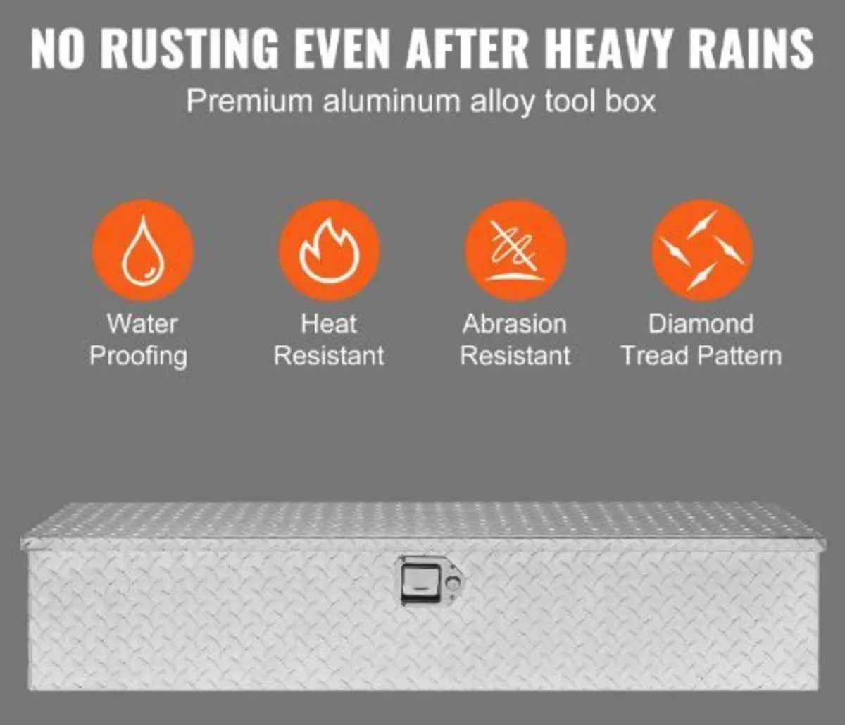 Heavy Duty Aluminum Truck Bed Tool Box - Image 2