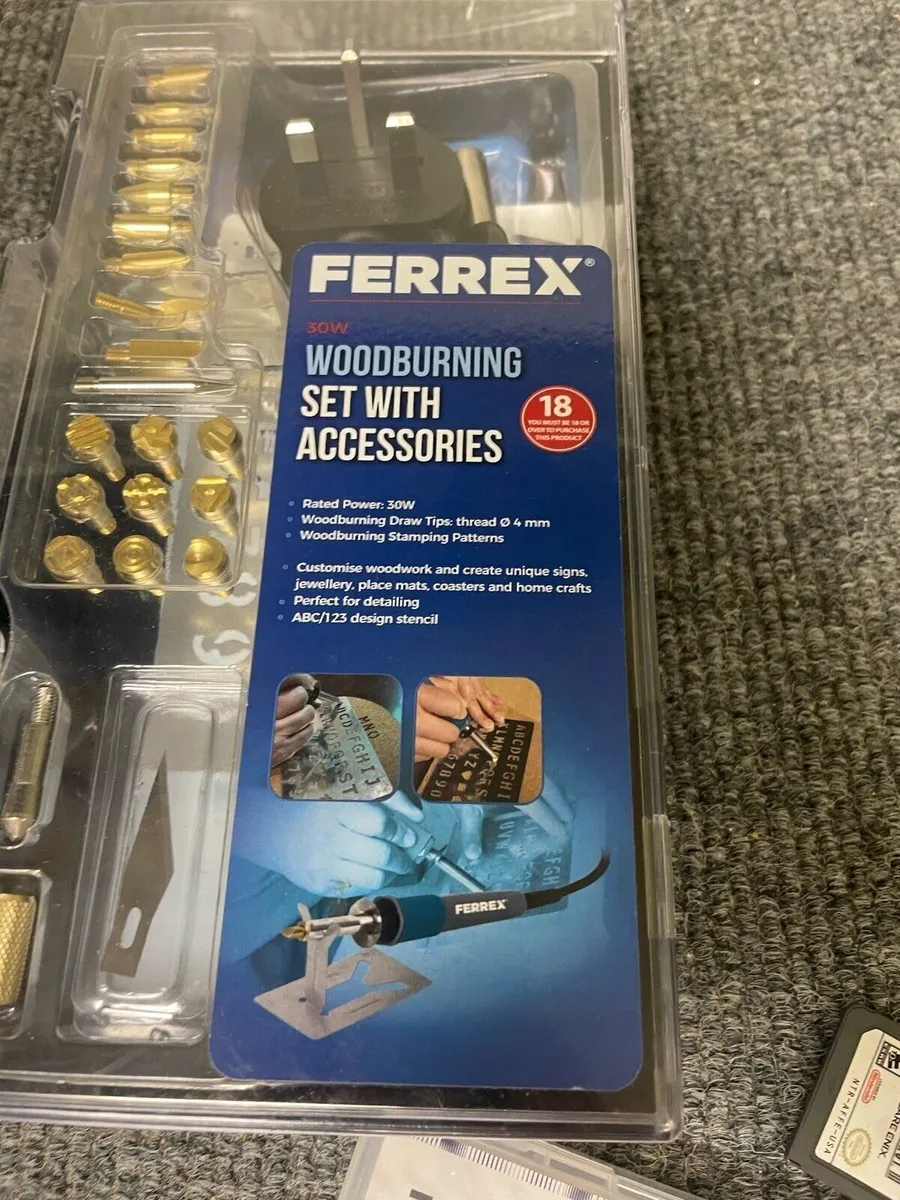Ferrex Woodburning Set With Accessories - Image 1