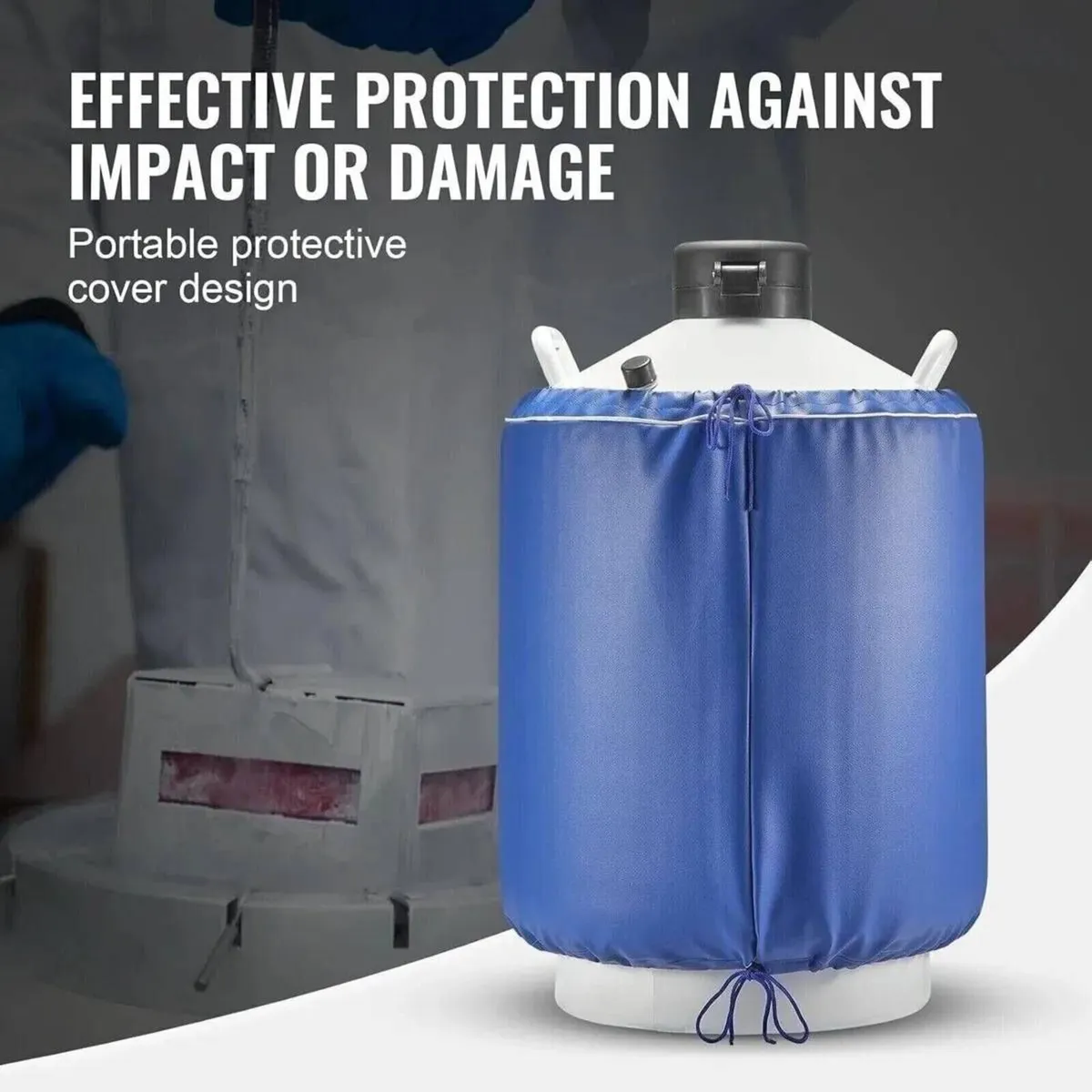 3L Liquid Nitrogen Storage Dewar Container - Image 4