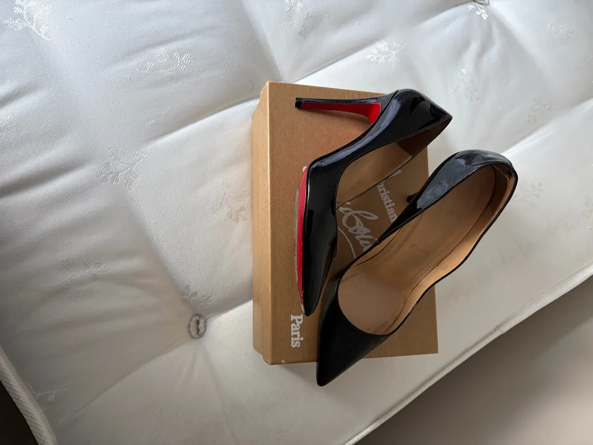 Christian Louboutin Black 100mm Shoes - Image 2