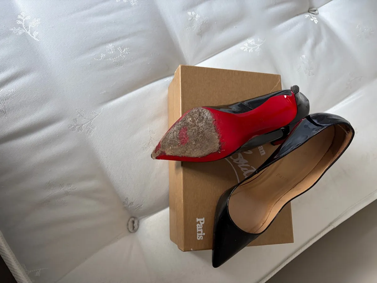 Christian Louboutin Black 100mm Shoes - Image 3