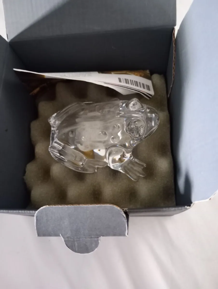 Frog - Crystal Frog- Waterford Crystal - Boxed - Image 3