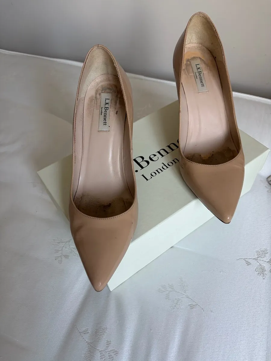 LK Bennett Nude Court Shoe - Image 1