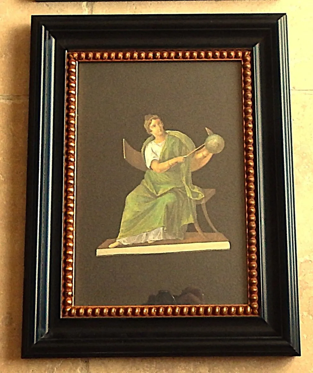 Pair of Classical Prints in Ornate Wood Frames - Image 2