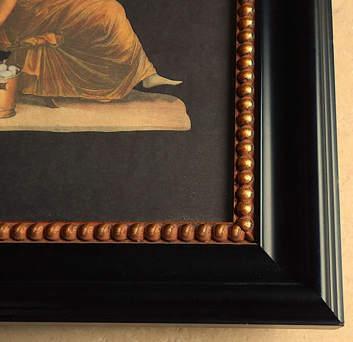 Pair of Classical Prints in Ornate Wood Frames - Image 4