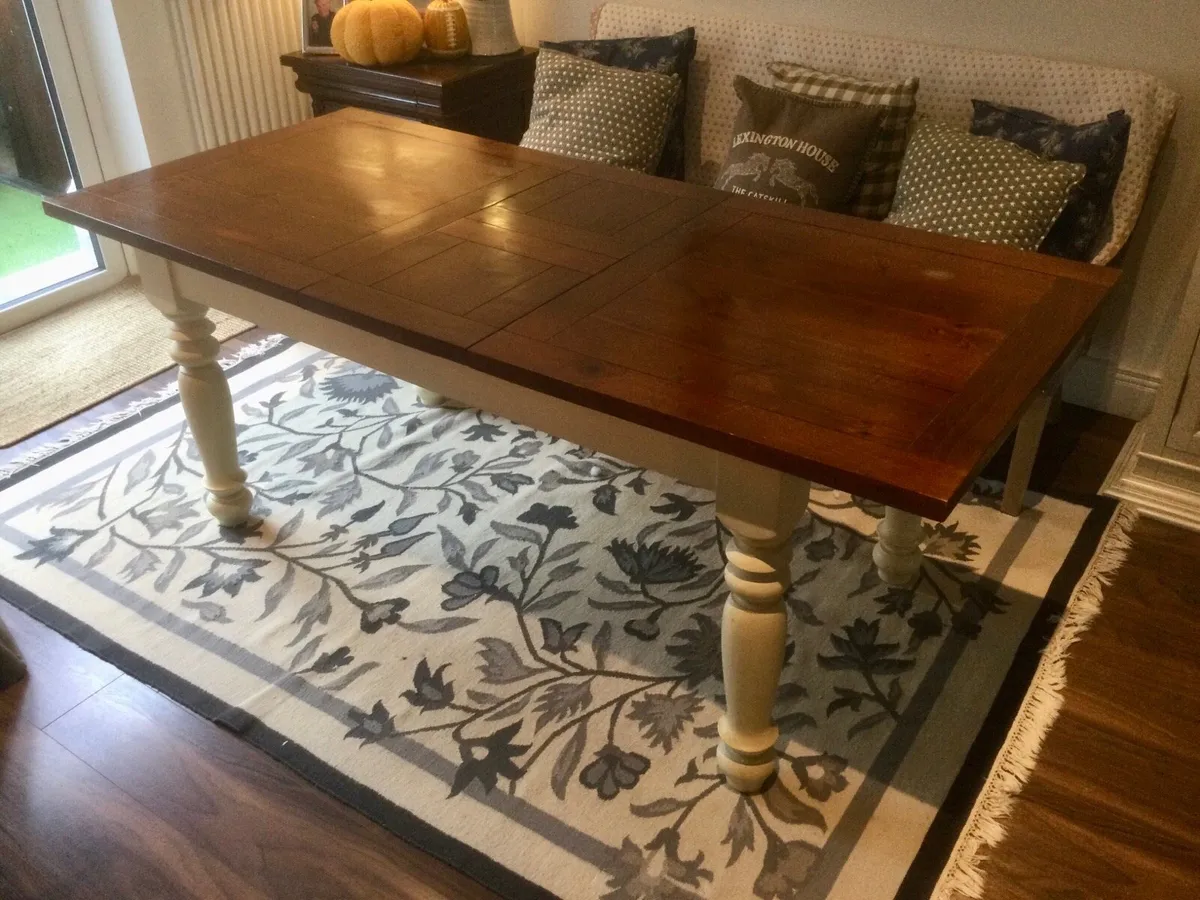 Laura Ashley Dining Room Table, seats 6 - 8 - Image 2