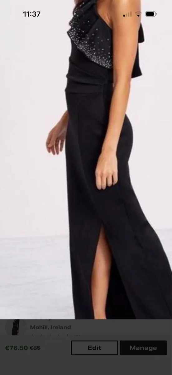 Lipsy black dress - stunning on - Image 4