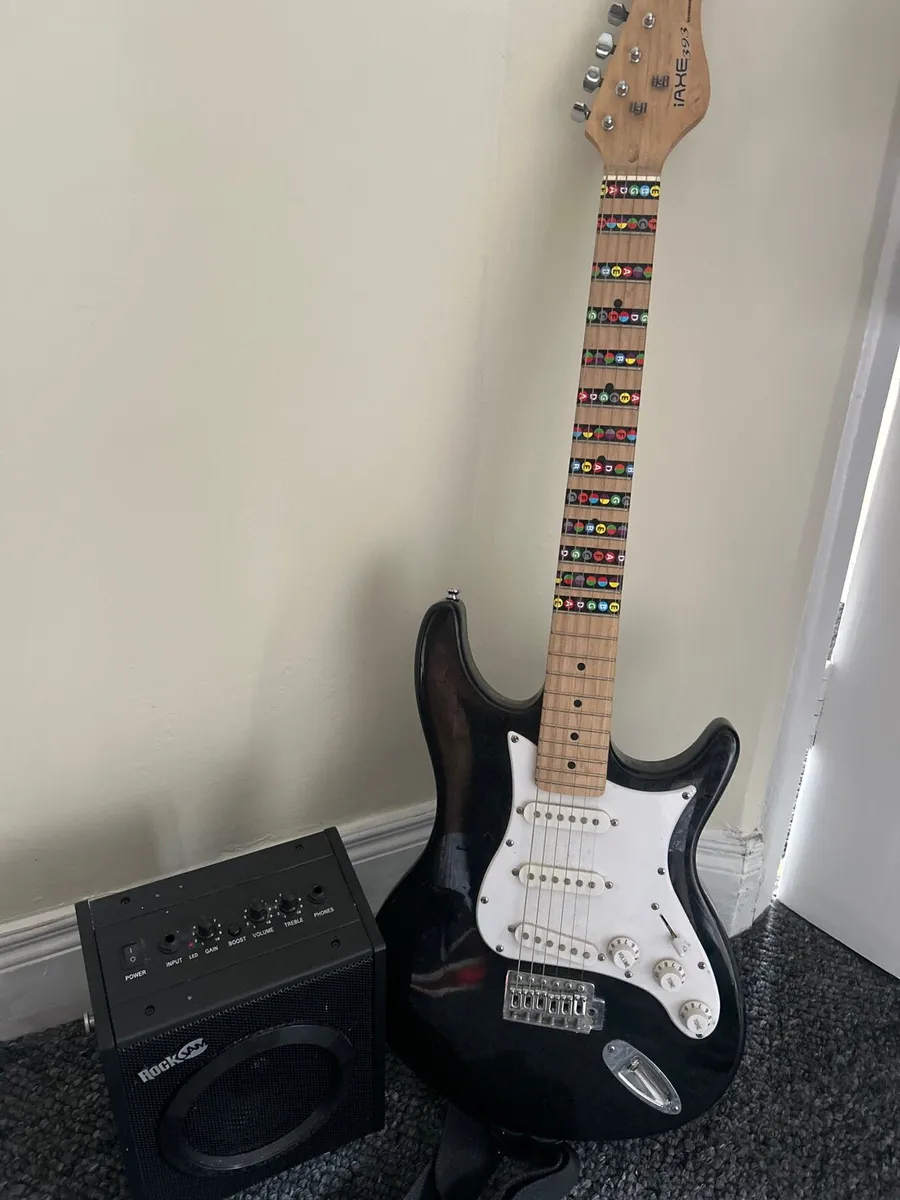 Guitar and amp