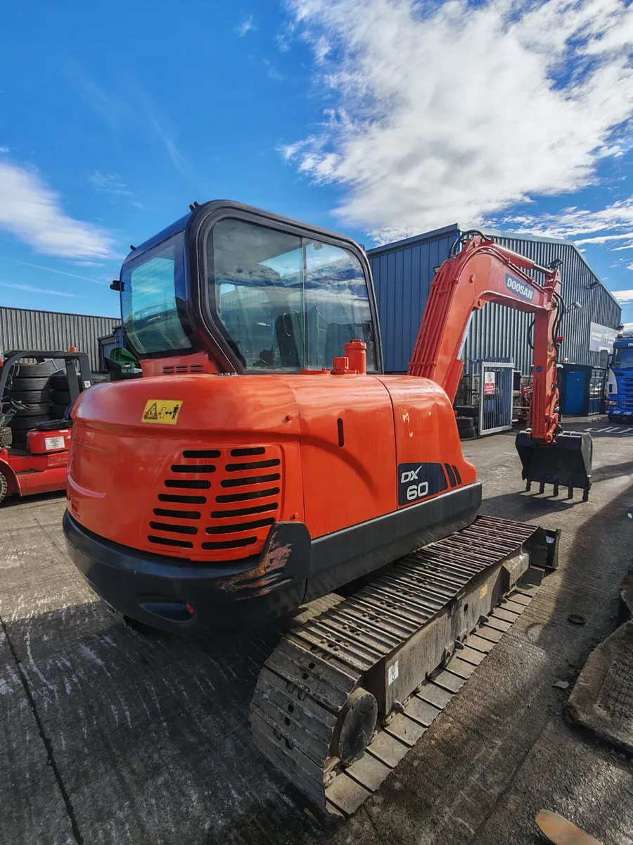 For Sale: 2020 Doosan DX60 Excavator - Image 4