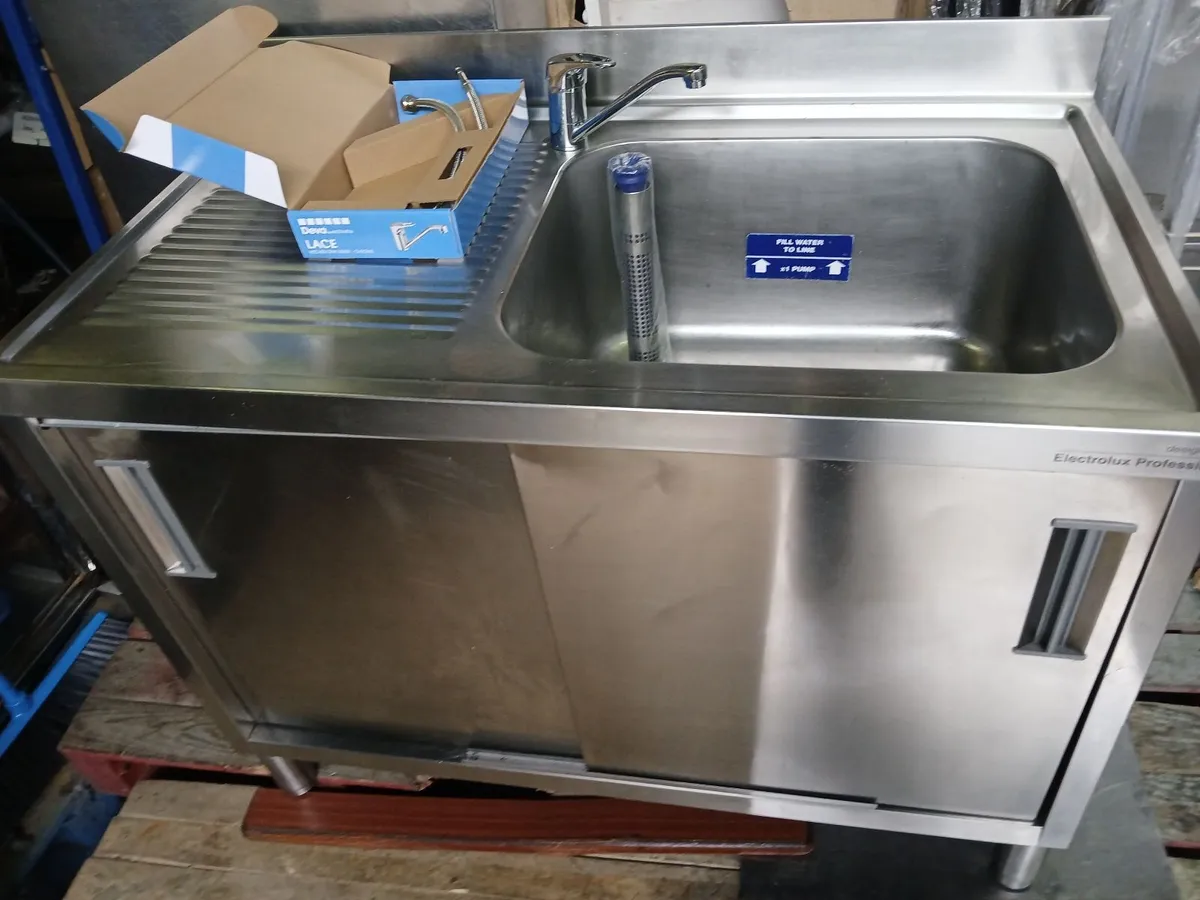 Stainless steel cabbinet sink unit delivered - Image 3