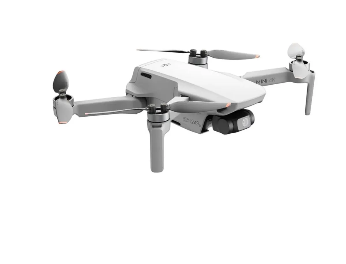 DJI Mini 4K Drone + Shoulder Bag + Memory Card - Image 1