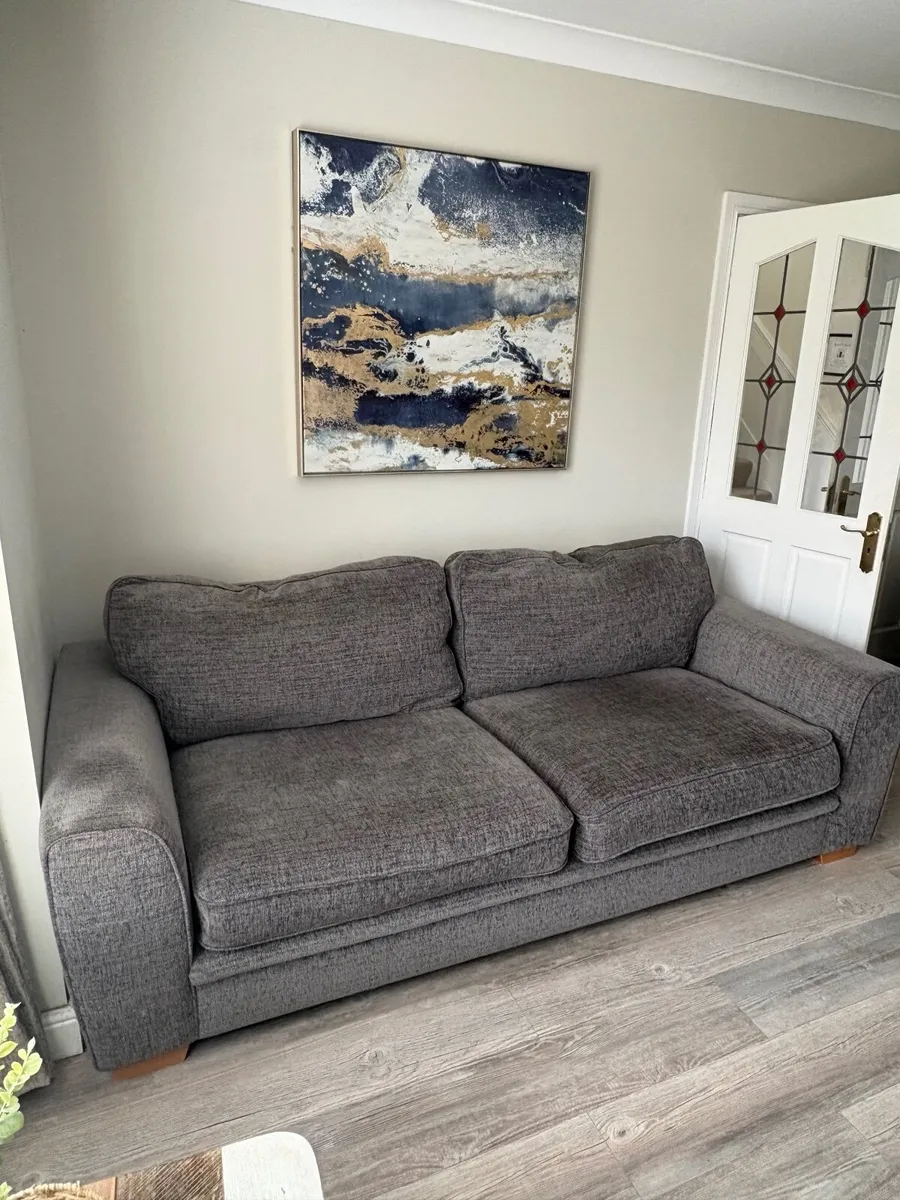Couch Ez living Grey 3 seater - Image 2