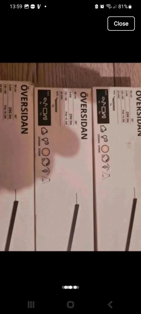 New ikea  wardrobe sensor lights - Image 2