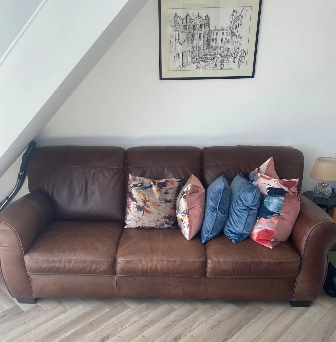 Leather couch