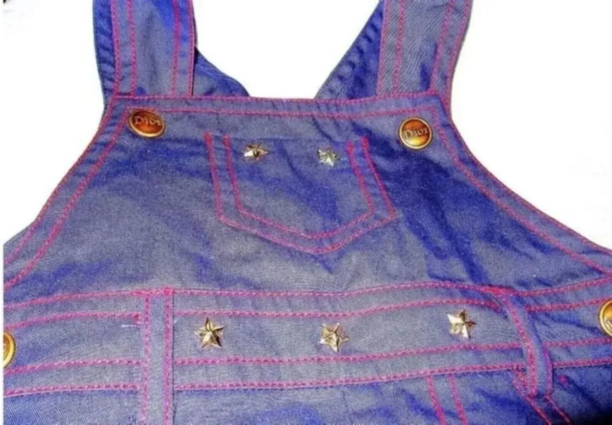 Authentic Baby Dior Dungarees-Ex Display - Image 3