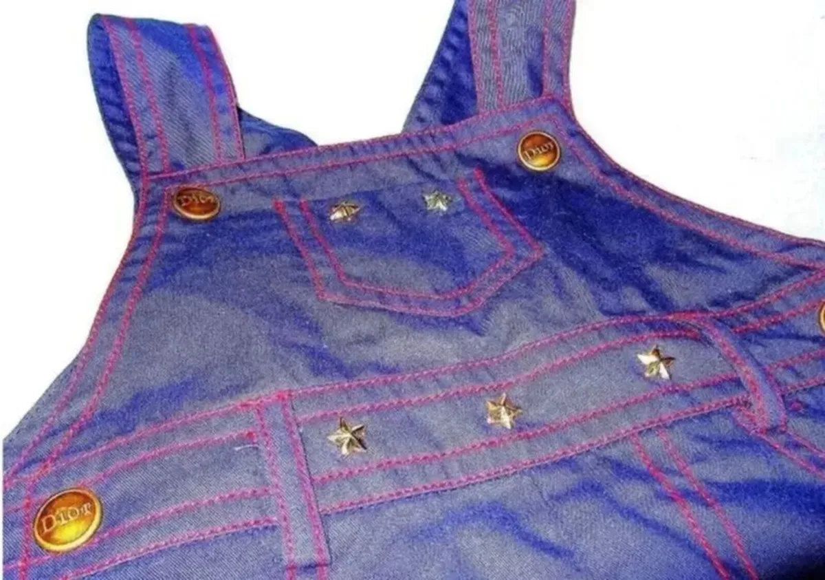 Authentic Baby Dior Dungarees-Ex Display - Image 4