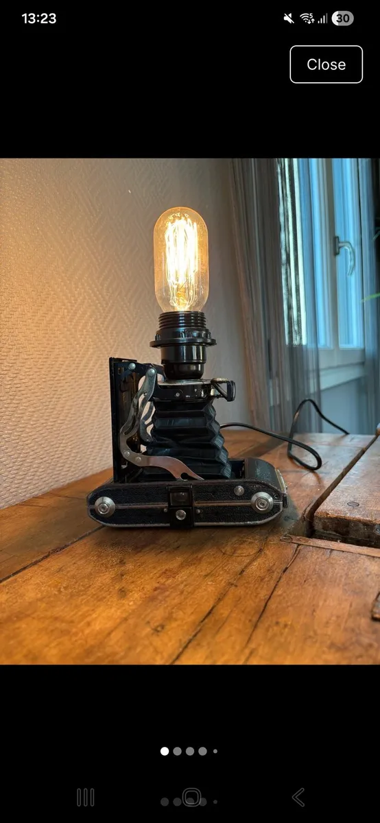 Vintage Camera Lamp - Image 1