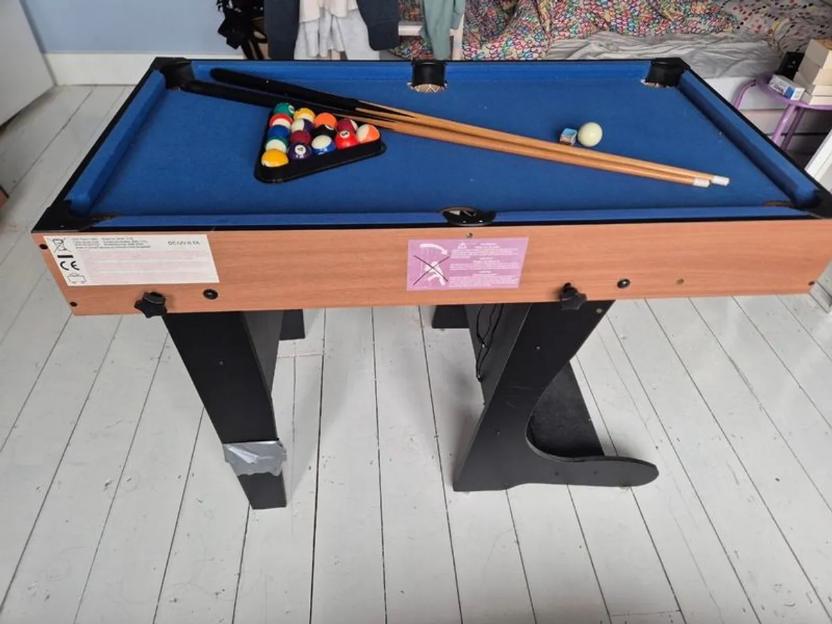 Multi games / pool table foldable - Image 3