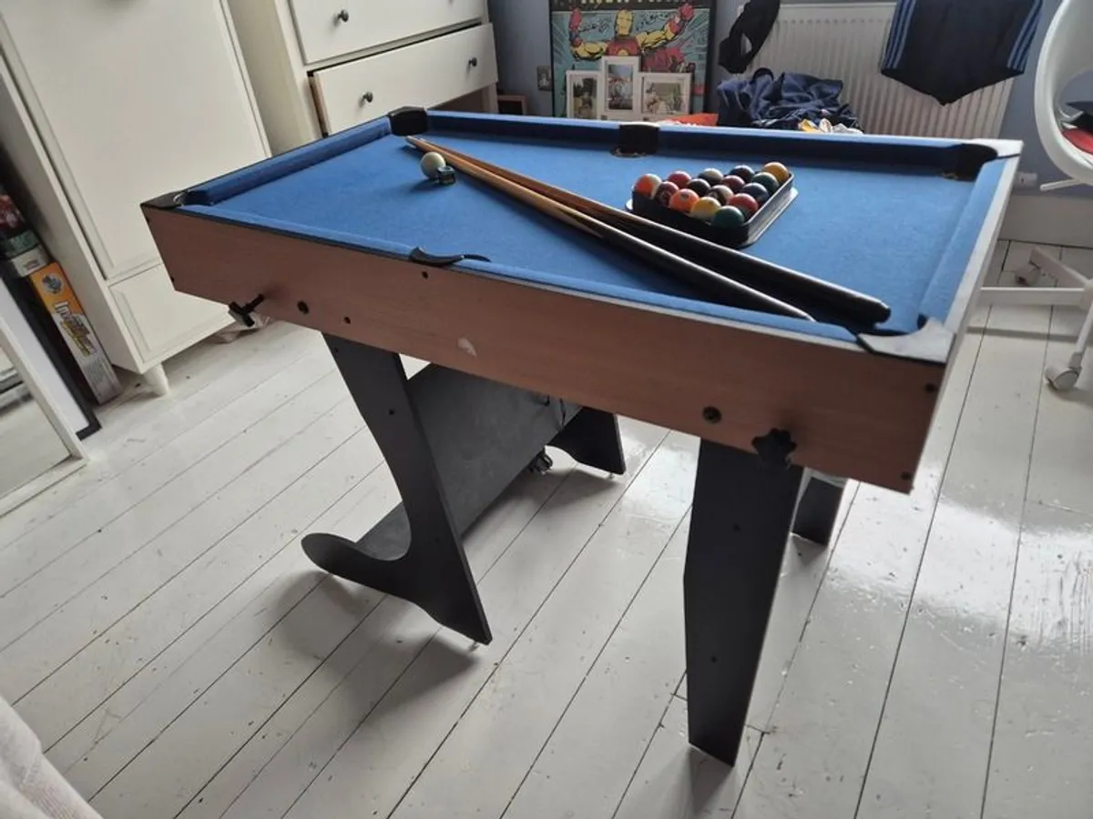 Multi games / pool table foldable - Image 4