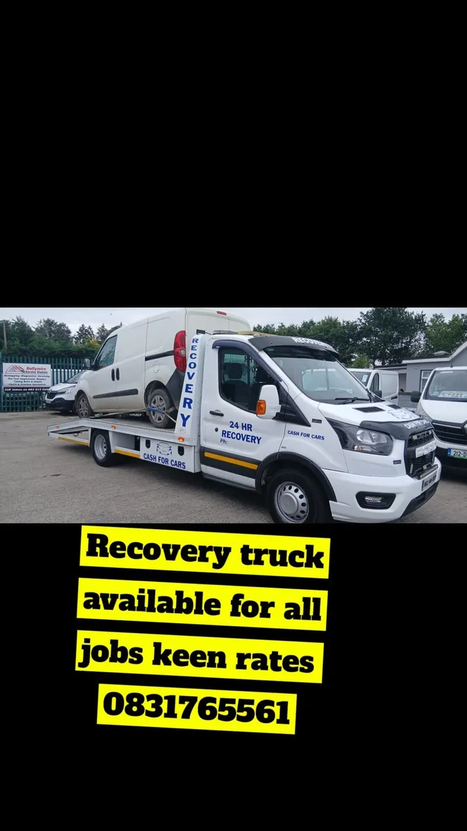 Recovery Truck available,