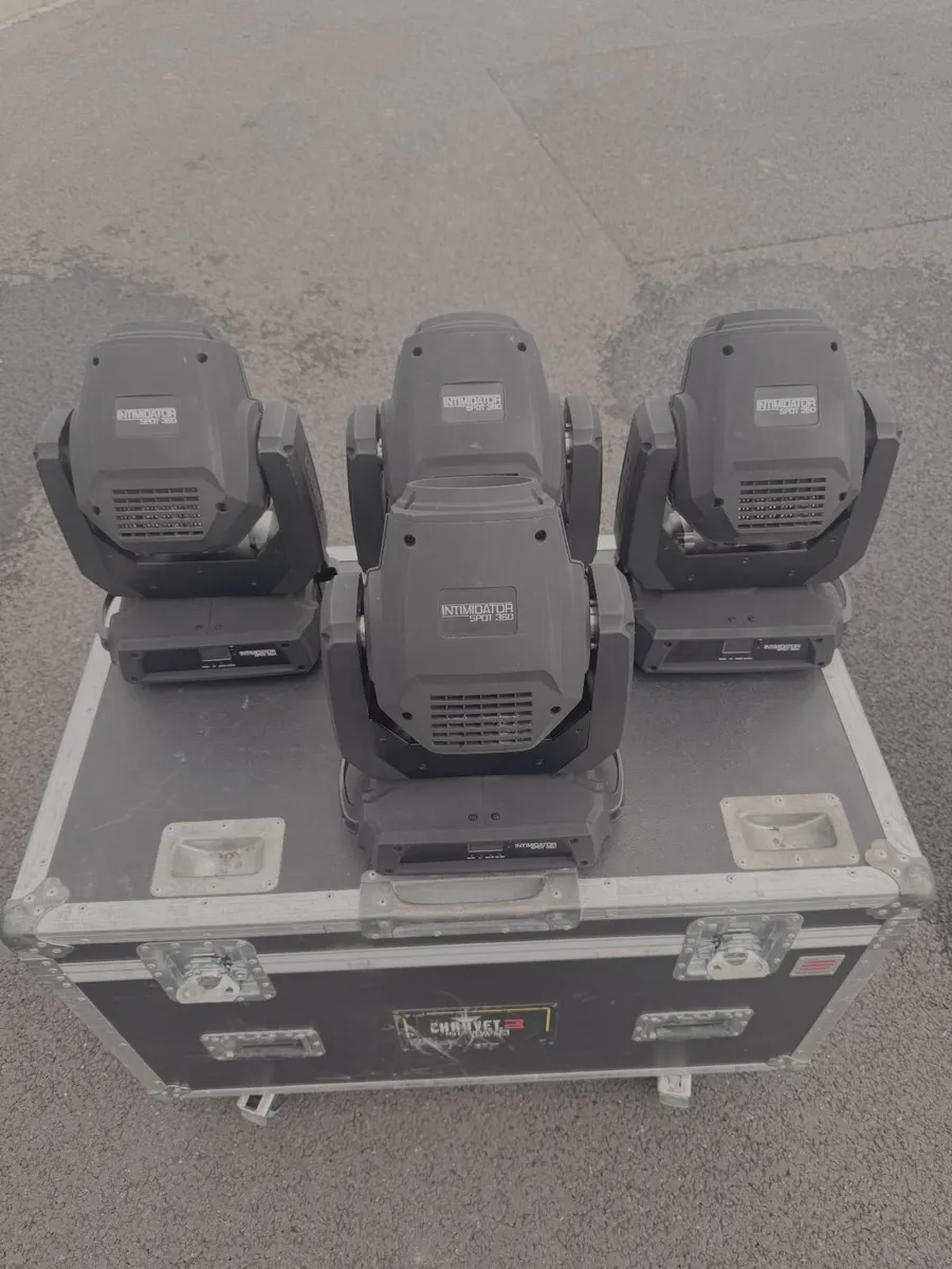 4 Chauvet Intimidator Spot 360 Moving Heads - Image 2