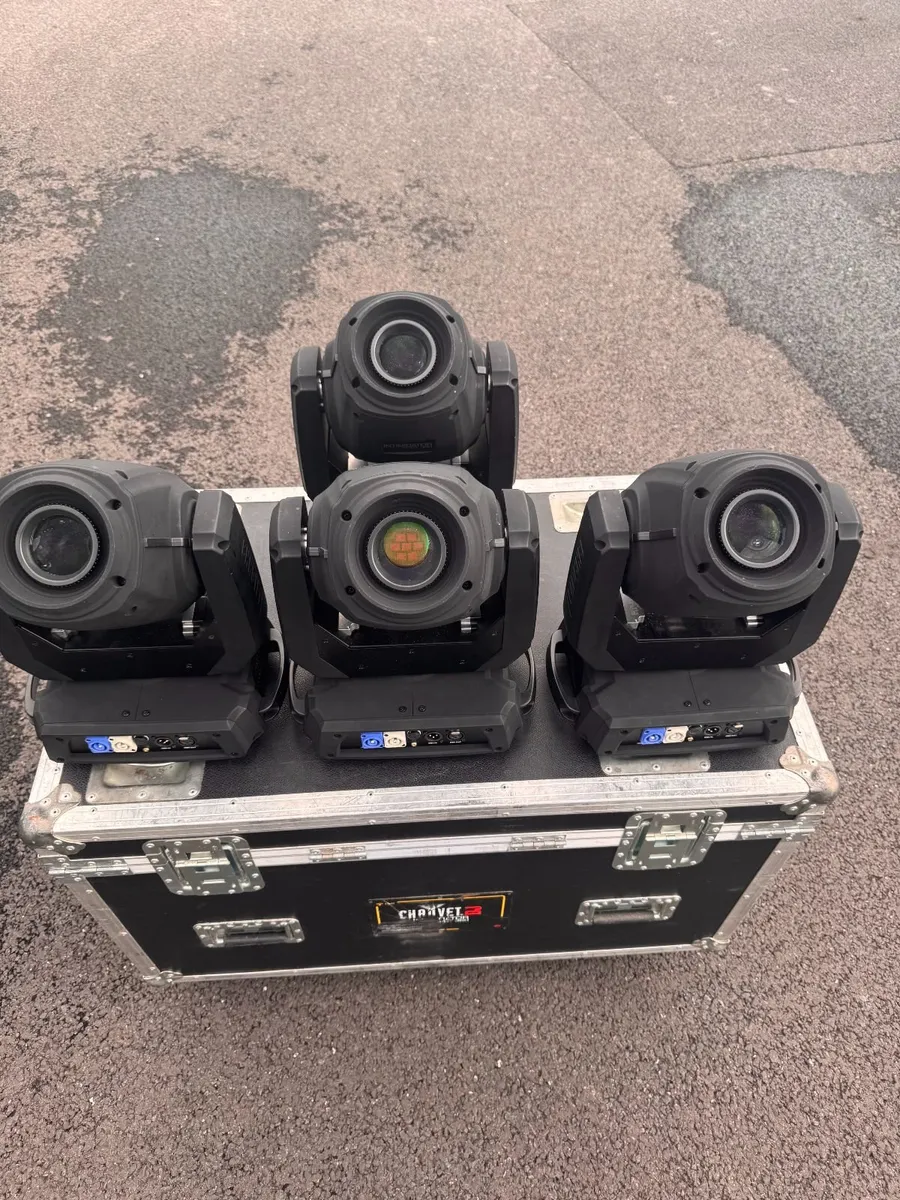 4 Chauvet Intimidator Spot 360 Moving Heads - Image 1