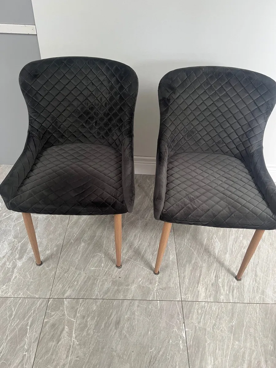 2 Dining chairs - Image 1
