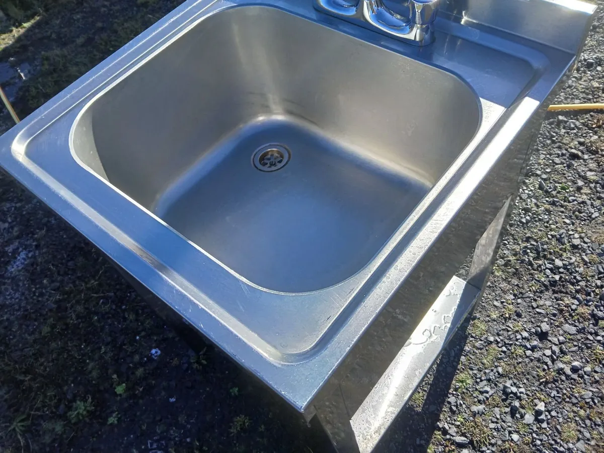 Staneless steel cabbinet sink unit complete - Image 1